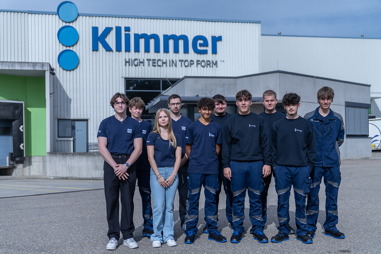 Azubis und duale Studenten 2026 bei Klimmer Group